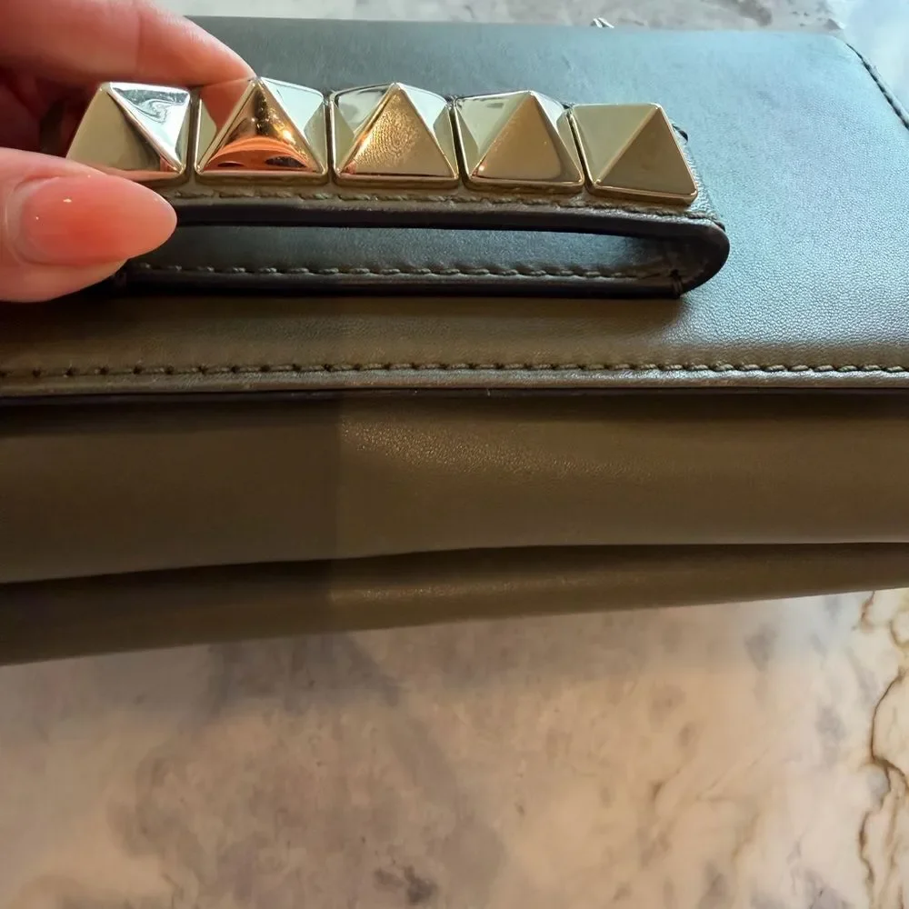 Valentino Garavani Rockstud VaVa Voom Olive Green handbag